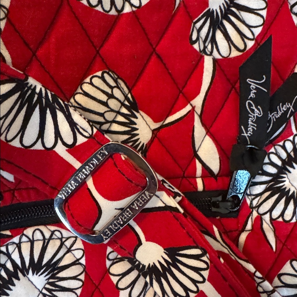 Vera Bradley Deco Daisy Triple Zip Hipster - Picture 3 of 5